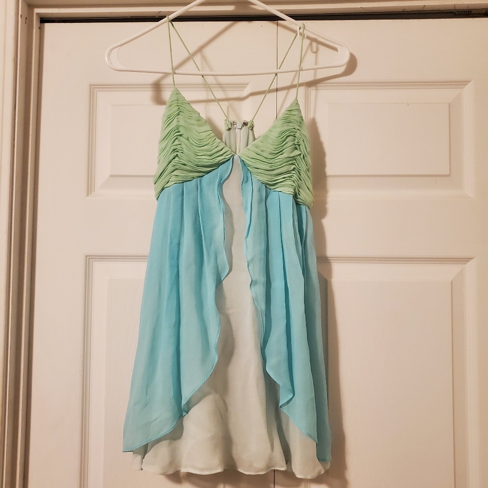 Catherine Malandrino Pure Silk Flowy Top NWOT